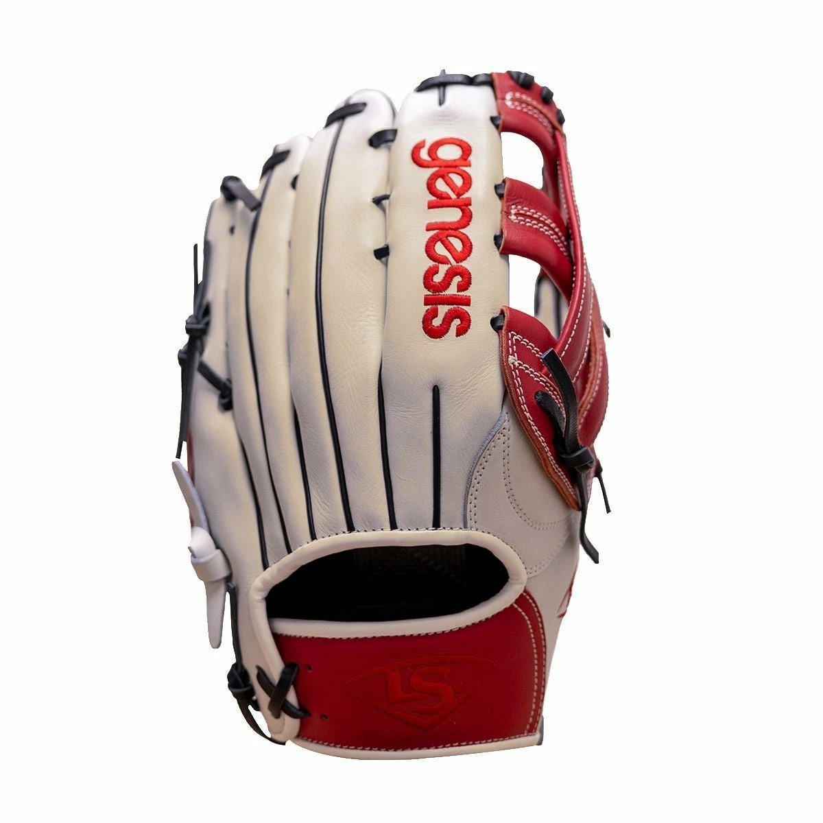 Louisville Slugger Genesis H-Web White/Red 13" 1 Louisville Slugger Genesis H-Web White/Red 13"