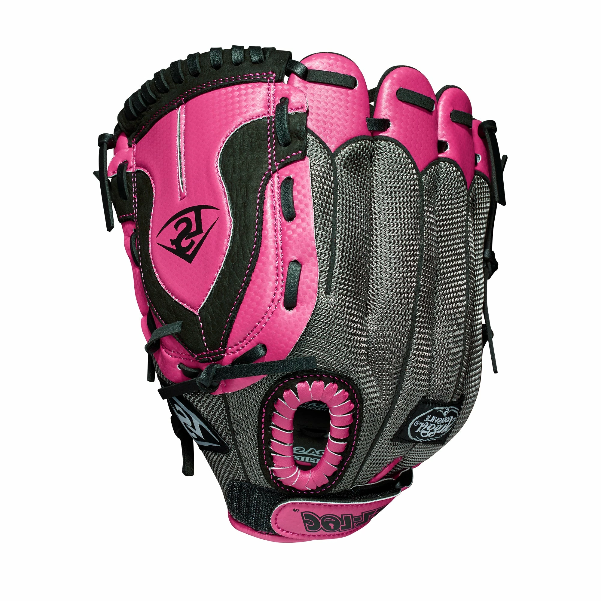 LOUISVILLE SLUGGER Louisville Diva Fastpitch Hyper Pink/Gray 11" 4 LOUISVILLE SLUGGER Louisville Diva Fastpitch Hyper Pink/Gray 11" - Image 4