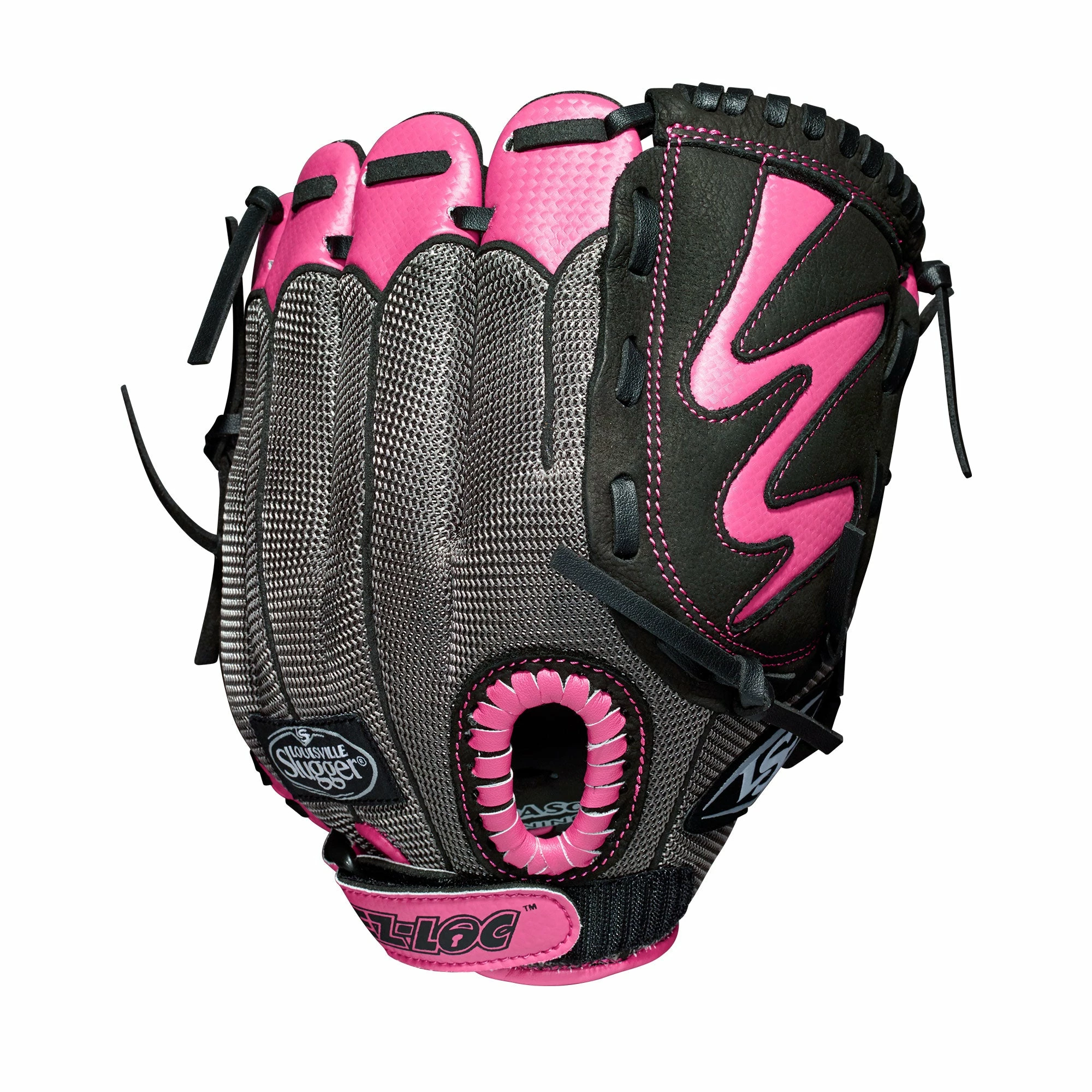 LOUISVILLE SLUGGER Louisville Diva Fastpitch Hyper Pink/Gray 10.5" 1 LOUISVILLE SLUGGER Louisville Diva Fastpitch Hyper Pink/Gray 10.5"