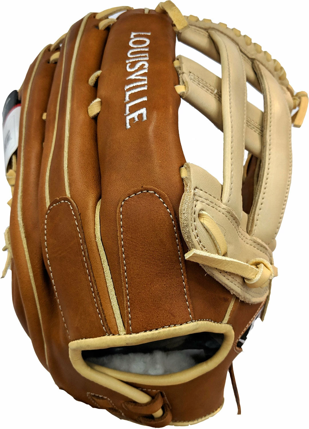 LOUISVILLE SLUGGER Louisville Super Z Slowpitch Tan/Cream/Wht 13.5" 2 LOUISVILLE SLUGGER Louisville Super Z Slowpitch Tan/Cream/Wht 13.5" - Image 2