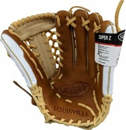 LOUISVILLE SLUGGER Louisville Super Z Slowpitch Tan/Cream/Wht 13" -Baseball Bat Store lswtlfgszr1913setcw 1