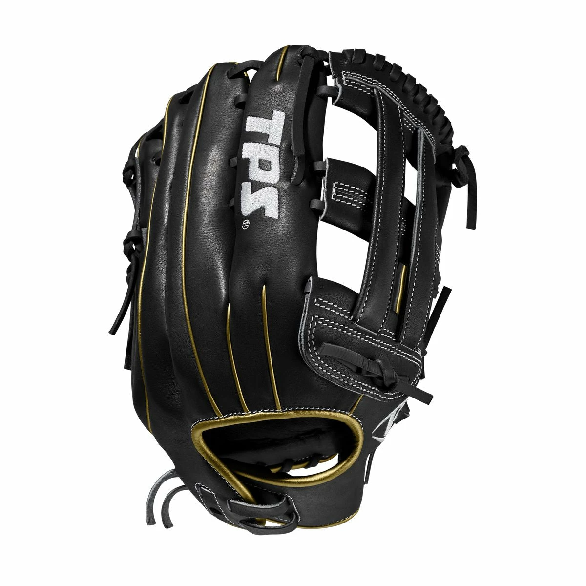 LOUISVILLE SLUGGER Louisville TPS Slowpitch Glove Black/Gold 13.5" 2 LOUISVILLE SLUGGER Louisville TPS Slowpitch Glove Black/Gold 13.5" - Image 2