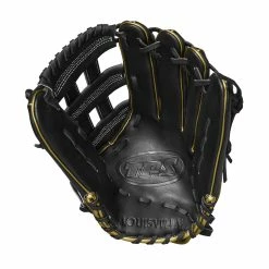 LOUISVILLE SLUGGER Louisville TPS Slowpitch Glove Black/Gold 13.5" 17 LOUISVILLE SLUGGER Louisville TPS Slowpitch Glove Black/Gold 13.5" -Baseball Bat Store lswtlpsrs20135 1