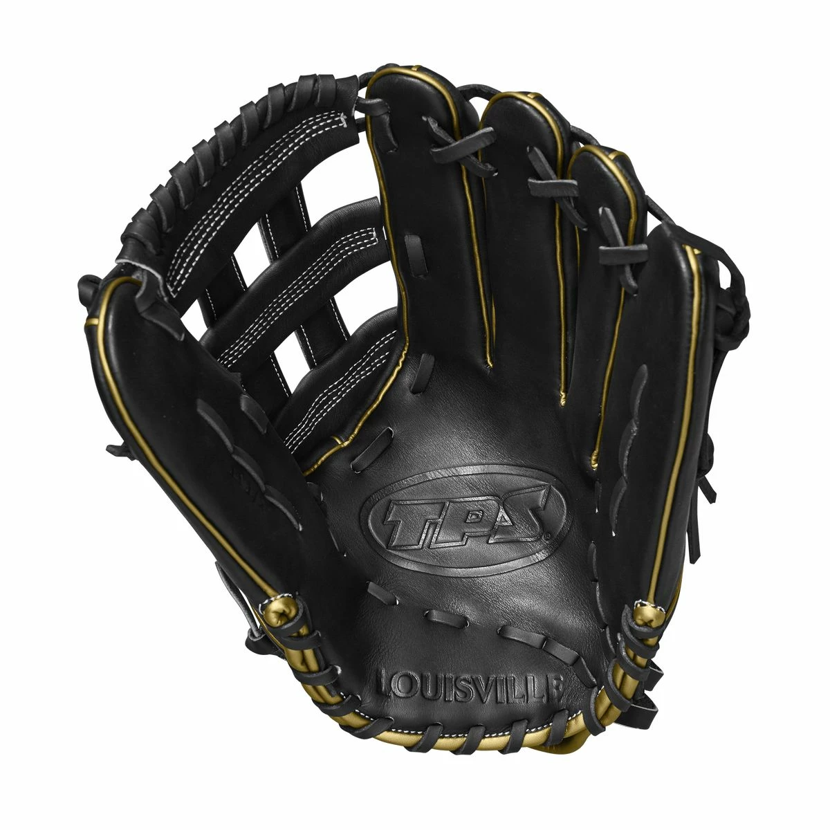 LOUISVILLE SLUGGER Louisville TPS Slowpitch Glove Black/Gold 13.5" 3 LOUISVILLE SLUGGER Louisville TPS Slowpitch Glove Black/Gold 13.5" - Image 3