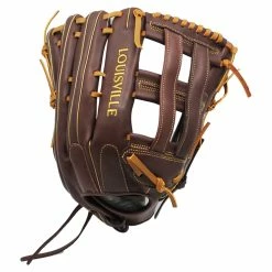 LOUISVILLE SLUGGER Louisville Super Z Slowpitch Fielding Glove Black-Cherry-Gold 15"