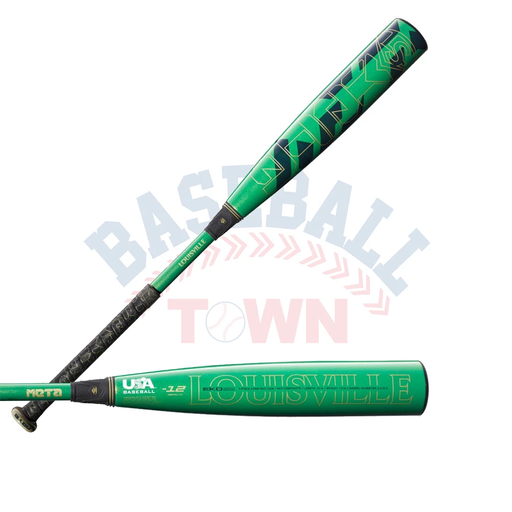 LOUISVILLE SLUGGER Meta 2 5/8" Barrel USA Baseball Bat (-12) 1 LOUISVILLE SLUGGER Meta 2 5/8" Barrel USA Baseball Bat (-12)